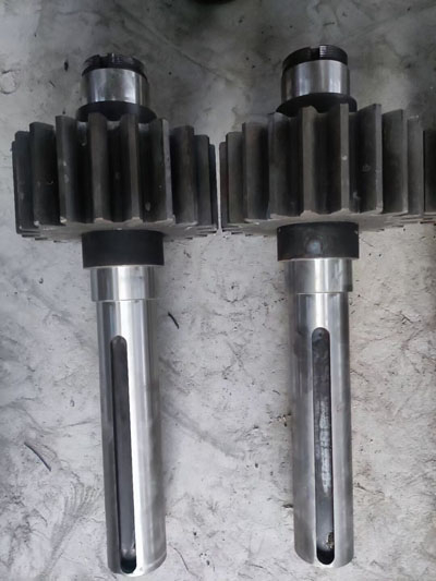 齒輪軸，齒輪加工